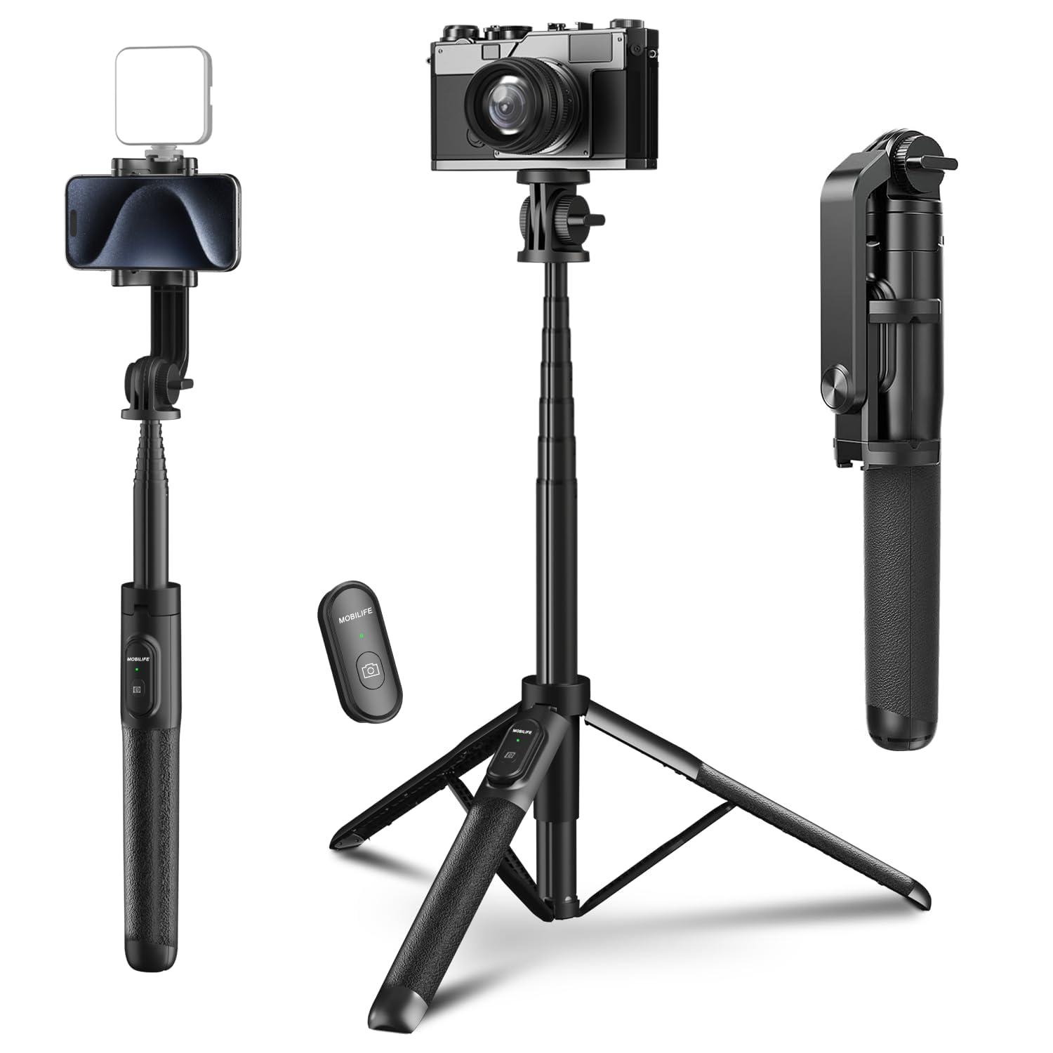 Mobilife 64" Multi-Function Selfie Stick Tripod
